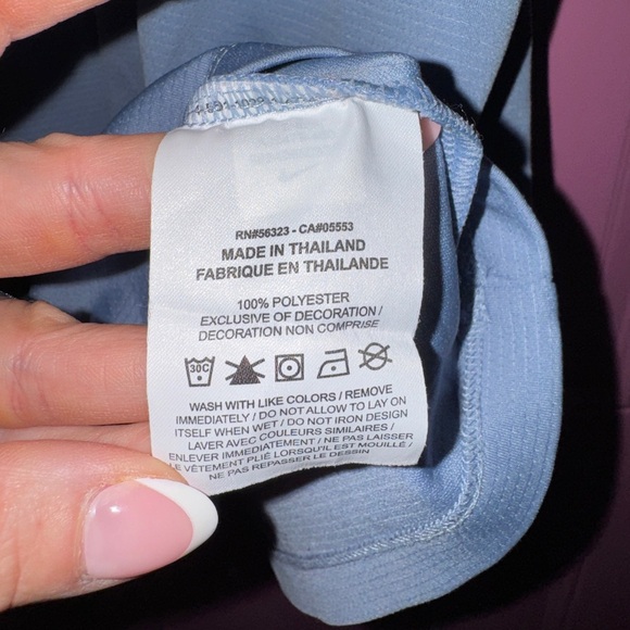 Nike Dri-Fit Men's Blue Polo Shirt - Picture 4 of 5